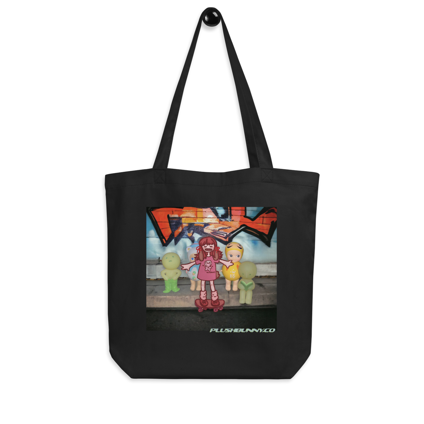 Bunny Girl and Friends Tote Bag