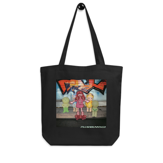 Bunny Girl and Friends Tote Bag